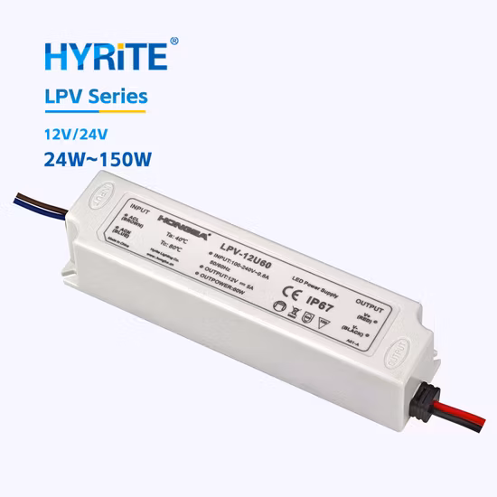 屋外IP67防水12V 150W DC LED電源、Ce RoHS対応